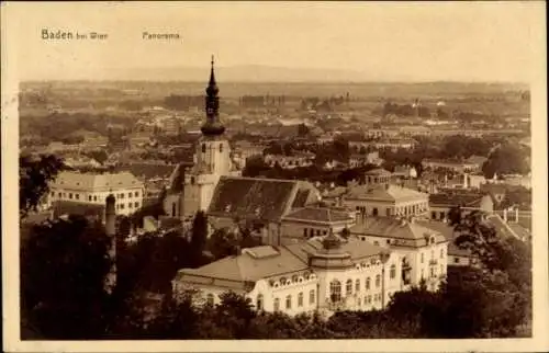 Ak Baden bei Wien in Niederösterreich, Panorama