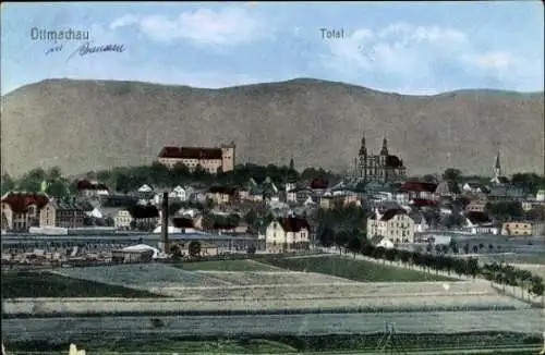 Ak Otmuchów Ottmachau Schlesien, Gesamtansicht