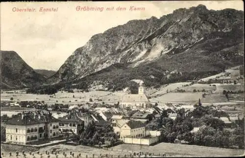 Ak Gröbming Steiermark, Ennstal, Kamm