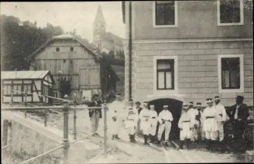 Ak Dürrnberg Hallein in Salzburg, Bergeinfahrt