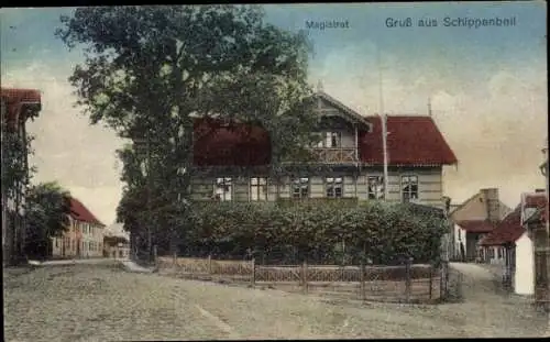 Ak Sępopol Schippenbeil Ostpreußen, Magistrat