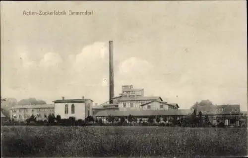Ak Immendorf Salzgitter in Niedersachsen, Zuckerfabrik