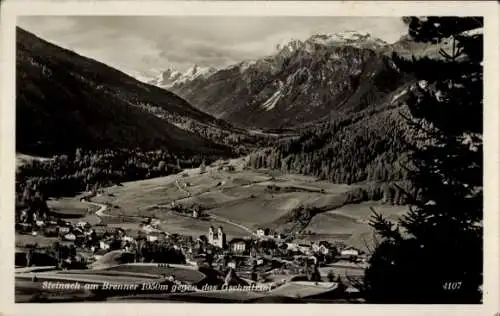 Ak Steinach am Brenner in Tirol, Panorama, Gschnitztal