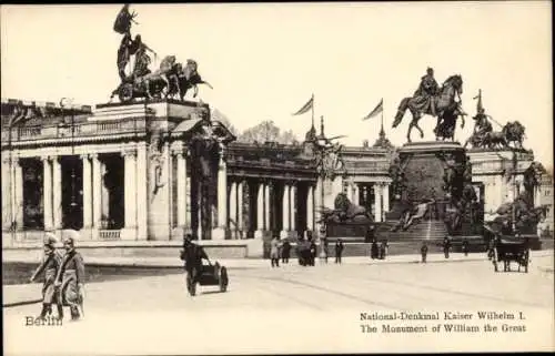 Ak Berlin Mitte, National Denkmal Kaiser Wilhelm I.