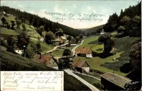 Ak Wielka Sowa Hohe Eule Euledörfel in Niederschlesien, Panorama