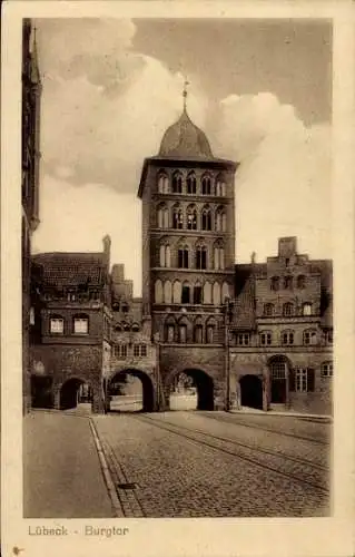 Ak Hansestadt Lübeck, Burgtor