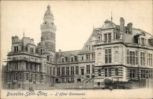 Ak Saint Gilles Sint Gillis Brüssel Brüssel, L'Hotel Communal