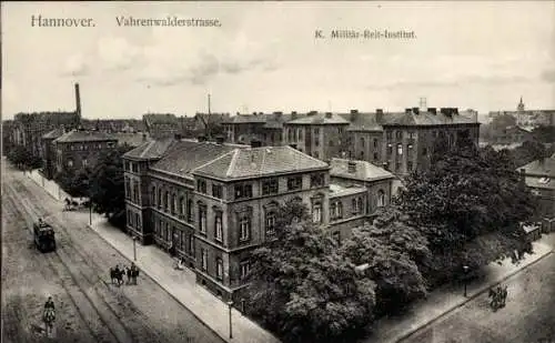 Ak Hannover in Niedersachsen, Vahrenwalderstraße, Königliches Militär-Reit-Institut