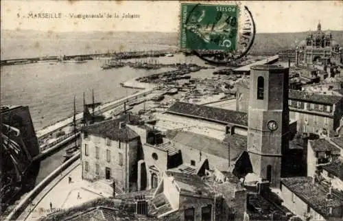 Ak Marseille Bouches du Rhône, Gesamtansicht von La Joliette