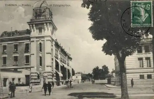 Ak Tarbes Hautes Pyrénées, Postes, Telegraphes