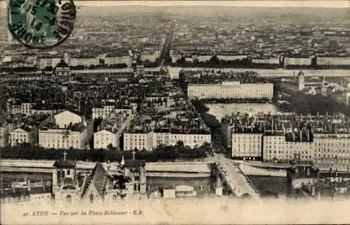 Ak Lyon Rhône, Place Bellecour