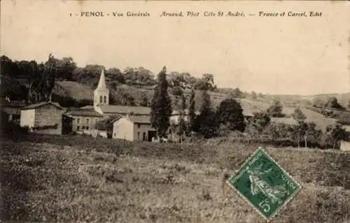 Ak Penol Isère, Gesamtansicht