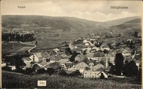 Ak Saint Blaise la Roche Heiligblasien Elsass Bas Rhin, Gesamtansicht, Putach