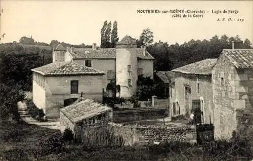 Ak Mouthiers sur Boëme Charente, Logis de Forge, Cote de la Cour