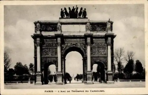 Ak Paris VIII, Triumphbogen