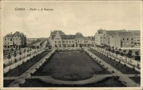 Ak Krefeld am Niederrhein, Kaserne