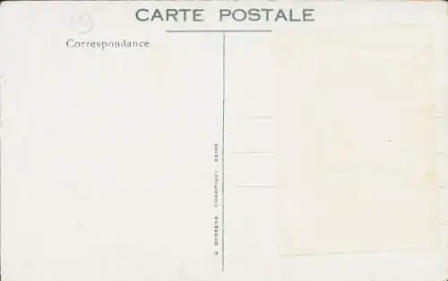 Ak Kind-Porträt, Junge, Bauernhof, Gänse, Auto, Kitsch