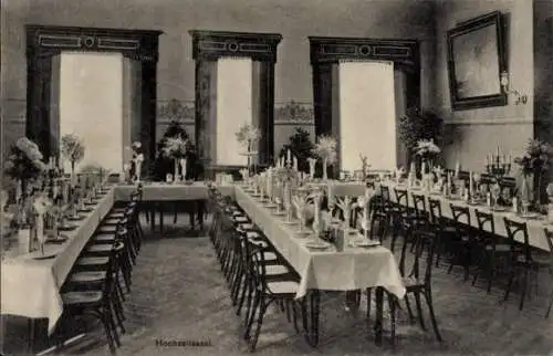Ak Berlin Neukölln, Neue Welt, Hasenheide 108-114, Hochzeitssaal