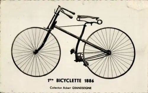 Ak-Fahrrad 1886, Sammlung Robert Grandseigne