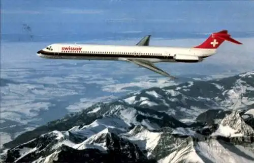 Ak Passagierflugzeug McDonnel Douglas MD 81, Swissair