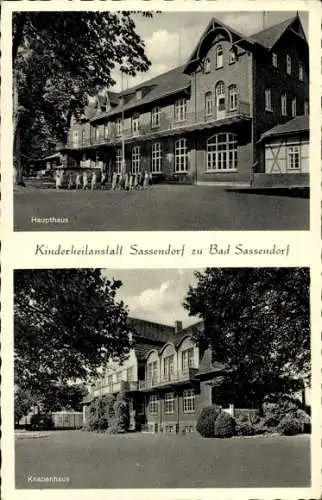 Ak Bad Sassendorf im Kreis Soest, Kinderheilanstalt, Haupthaus, Knabenhaus