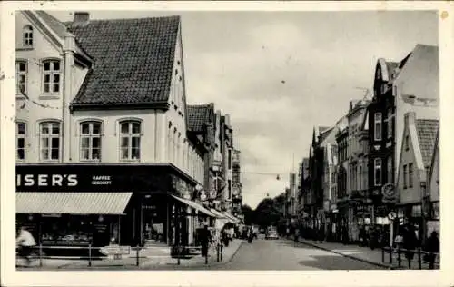 Ak Heide in Holstein, Friedrichstraße, Geschäfte, Kaiser's