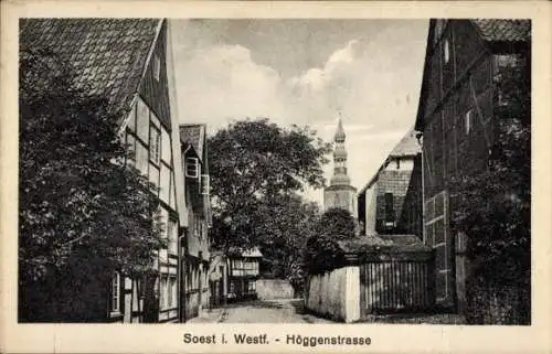Ak Soest in Westfalen, Höggenstraße