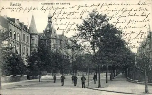 Ak Aachen, Kupferstraße am Lousberg