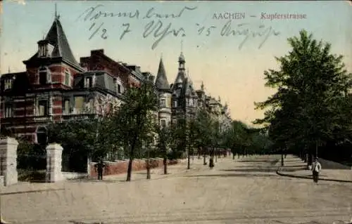 Ak Aachen, Kupferstraße