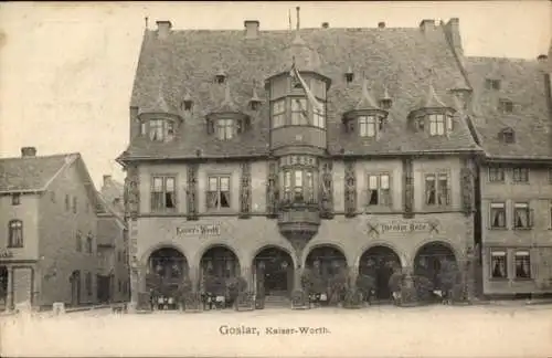 Ak Goslar am Harz, Kaiser-Worth