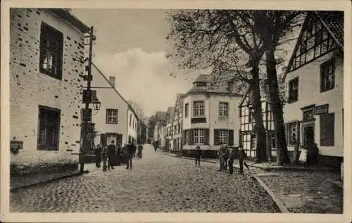 Ak Breckerfeld im Sauerland Westfalen, Straße um 1890, Altes Rathaus, Brunnen