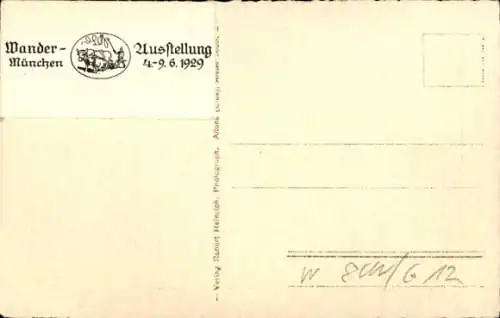 Ak München, Wanderausstellung 4.-9.6.1929, Großer Vorführungsring