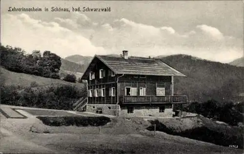Ak Schönau im Schwarzwald, Lehrerinnenheim