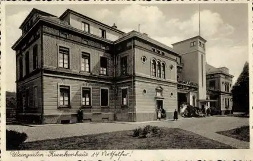 Ak Weingarten in Württemberg, Krankenhaus