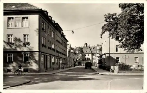 Ak Biberach an der Riß in Oberschwaben, Bahnhofstraße, Bahnhof