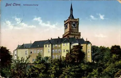 Ak Kleve am Niederrhein, Schwanenburg