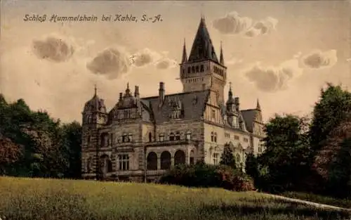 Ak Kahla in Thüringen, Schloss Hummelshain