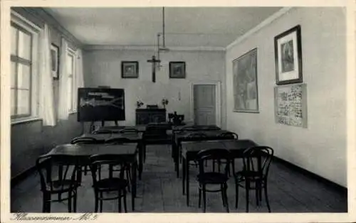 Ak Wettenhausen Kammeltal in Schwaben, Erziehungsanstalt der Dominikanerinnen, Klassenzimmer Nr. 5