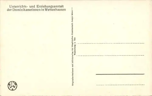 Ak Wettenhausen Kammeltal in Schwaben, Erziehungsanstalt der Dominikanerinnen, Klassenzimmer Nr. 5