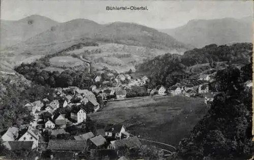 Ak Obertal Bühlertal in Baden, Gesamtansicht
