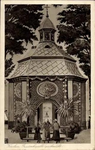 Ak Kevelaer am Niederrhein, geschmückte Gnadenkapelle