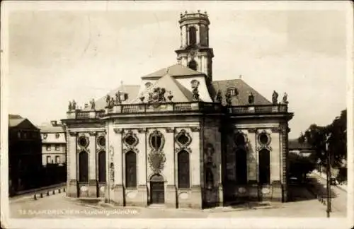 Ak Saarbrücken im Saarland, Ludwigskirche