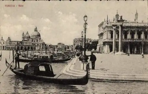Ak Venezia Venedig Veneto, Molo della Loggia del Palazzo Ducale