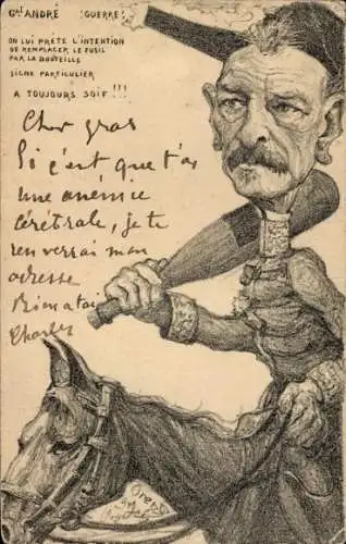 Künstler Ak Orens, Louis André, Ministre de la guerre