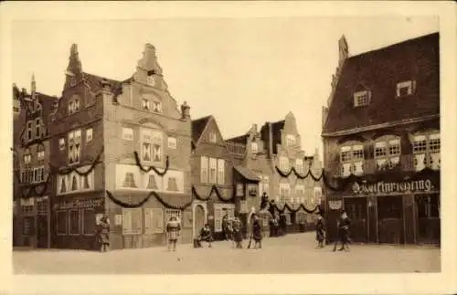 AK Amsterdam Nordholland Niederlande, Oud Amsterdam, Straßenpartie