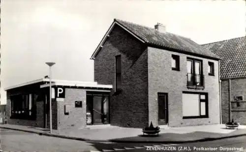 Ak Zevenhuizen Südholland, Postamt Dorpsstraat