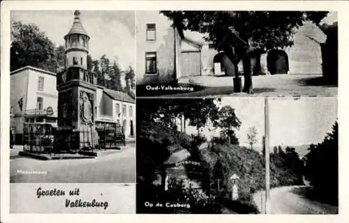 Ak Valkenburg Limburg Niederlande, Denkmal, Oud-Valkenburg, Auf dem Cauberg