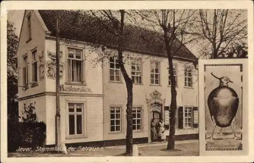 Ak Jever in Oldenburg Friesland, Stammlokal der Getreuen, Restaurant