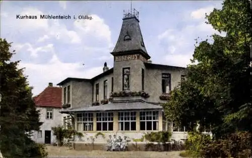 Ak Varel in Oldenburg Jadebusen, Kurhaus Mühlenteich