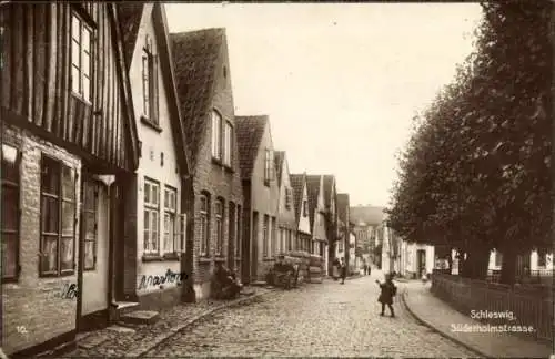 Ak Schleswig an der Schlei, Süderholmstraße